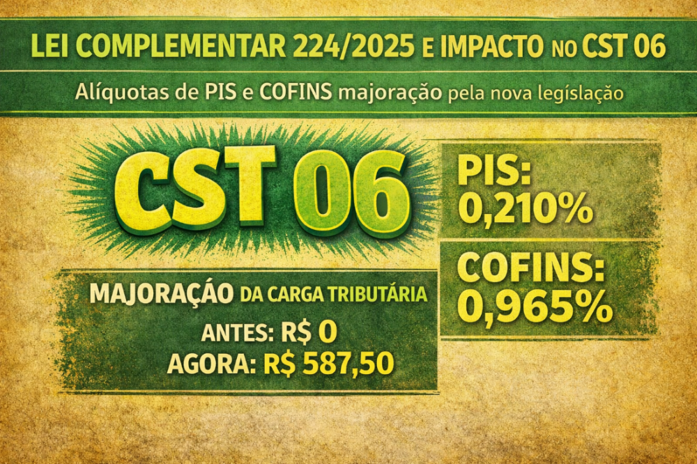Lei Complementar 224/2025 e o impacto no CST 06